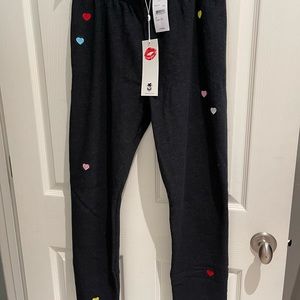 NWT Sweatpants w/Little Hearts!